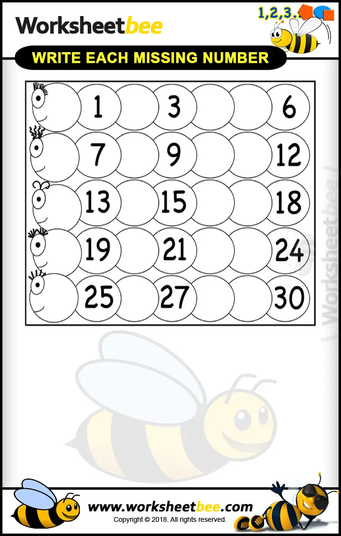 cool-printable-worksheet-for-kids-about-to-write-each-missing-numbesr-1-30-worksheet-bee