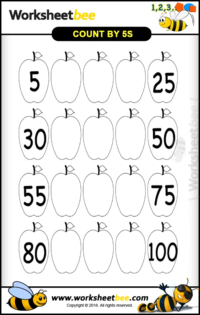 apple-style-printable-worksheet-for-kids-count-by-5s-worksheet-bee